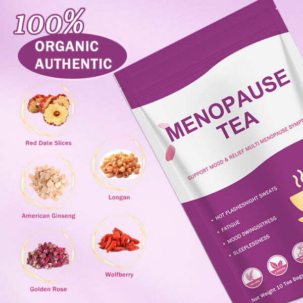Natural Menopause Tea for Women - Hormone Support