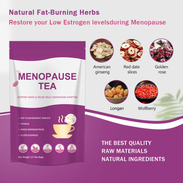 Natural Menopause Tea for Women - Hormone Support